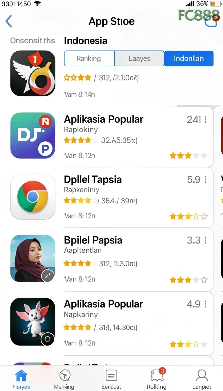 Cuplikan layar AMS789 — halaman utama